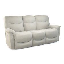 James Power Reclining Sofa w- Headrest
