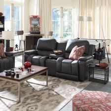 Greyson Power Reclining Loveseat w Console