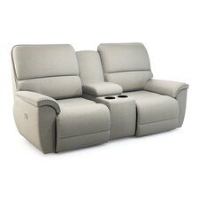 Norris Power Reclining Loveseat w Headrest & Console