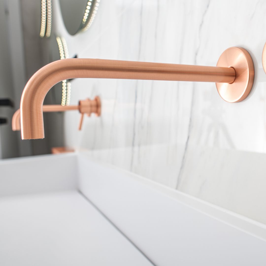 rose gold faucet for sink